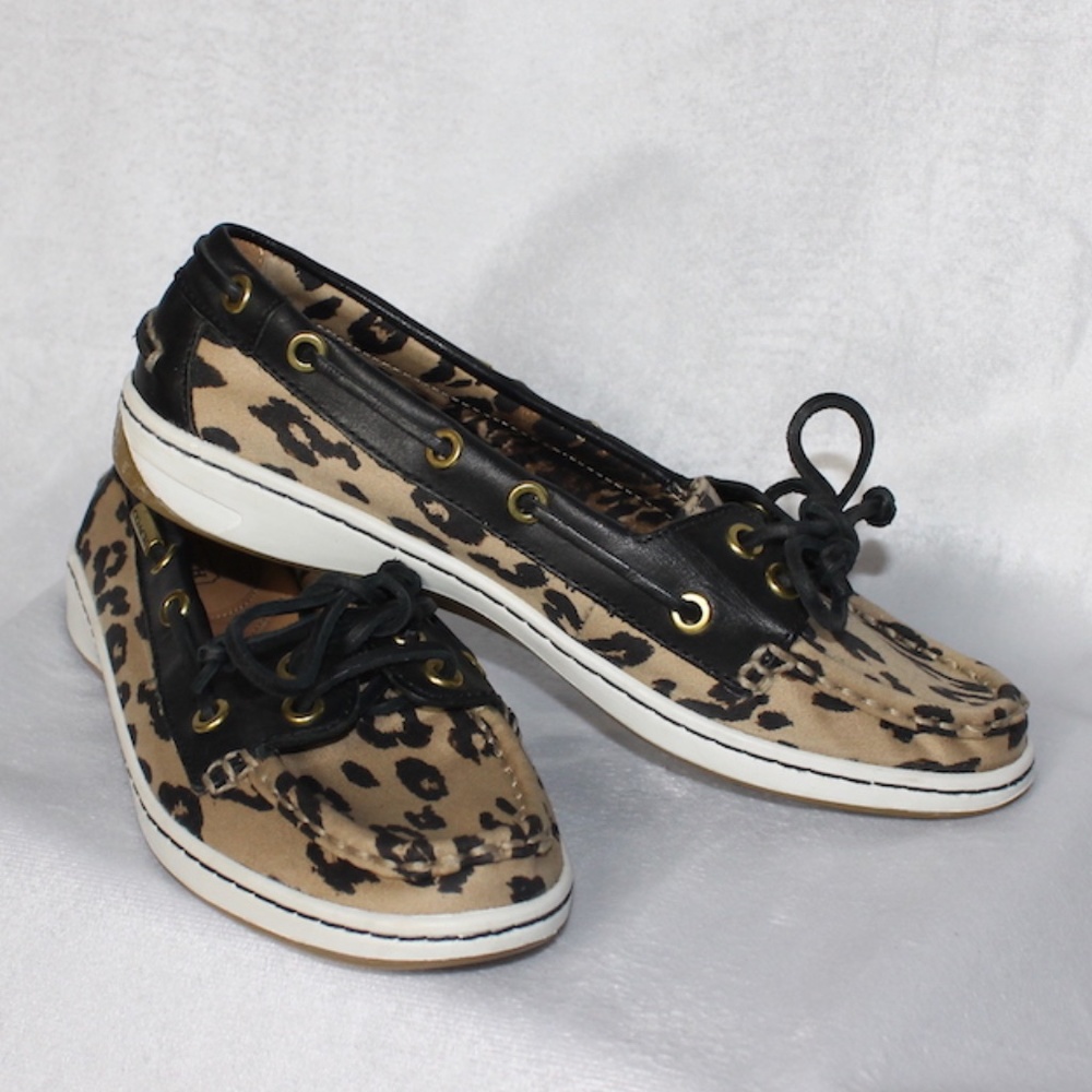 Coach Richelle Animal Print Loafers NWOB